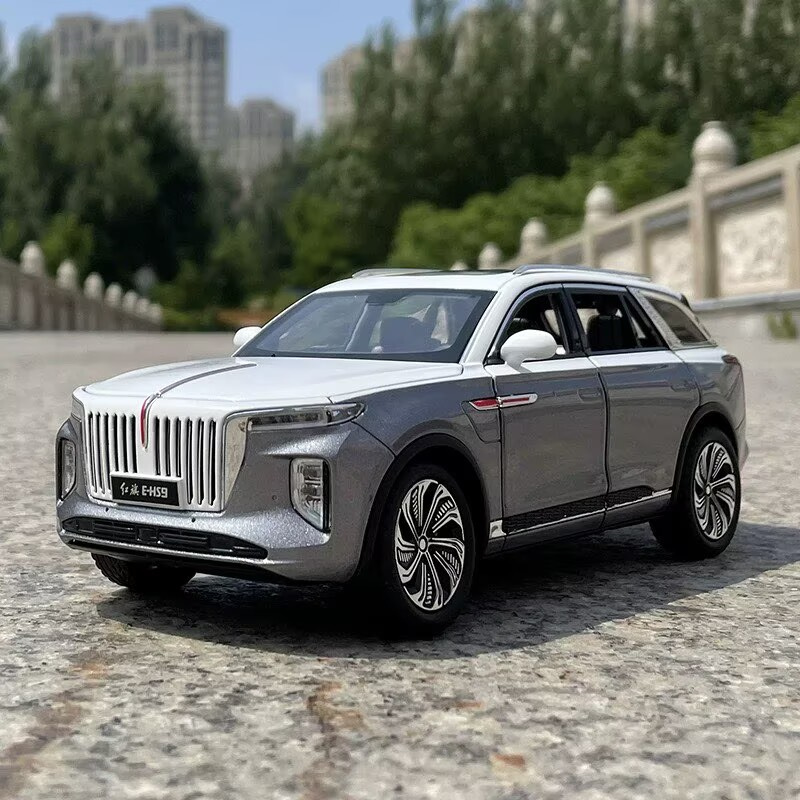 Renewable Energy Kids - 1/24 HONGQI E-HS9 SUV Alloy New