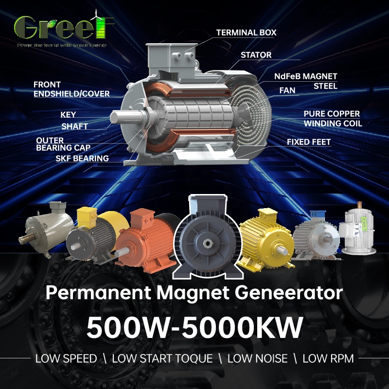 50kw 100kw 1MW Low RPM Permane - Renewable Energy Hydro recension och pris