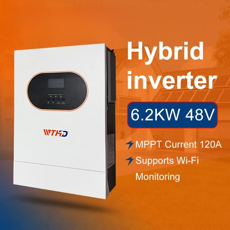 6.2KW Single Phase Off Grid On - Pure Sine Wave Inverter recension och pris