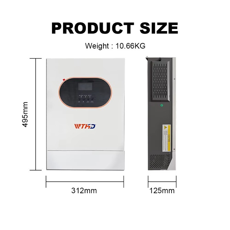 6.2KW Single Phase Off Grid On - Pure Sine Wave Inverter recension och pris