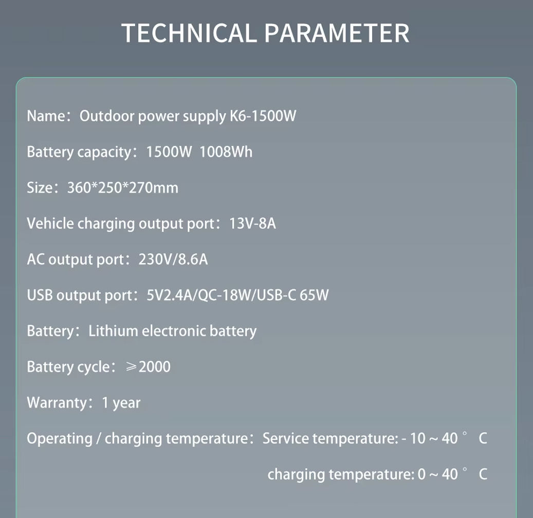 1500W 1008Wh Lithium Ion Car P - Pure Sine Wave Inverter recension och pris