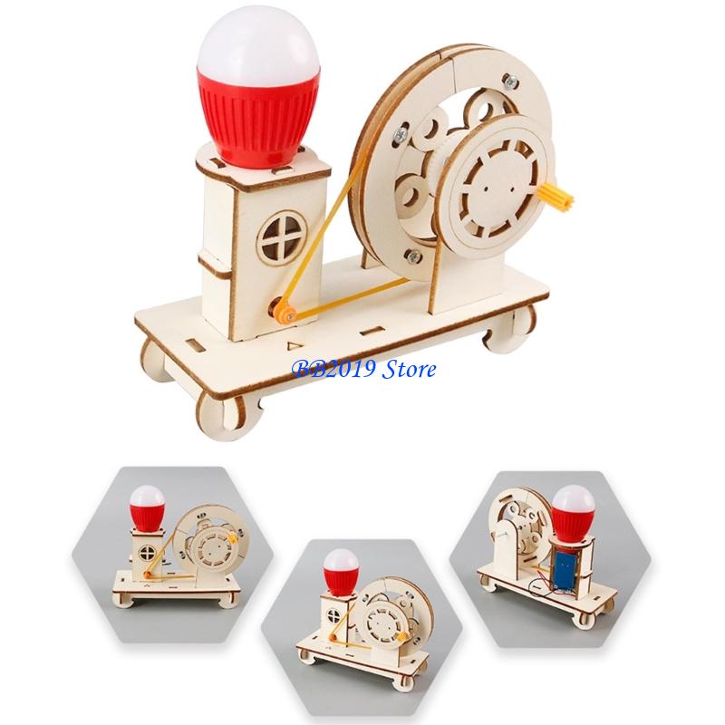 Q0KB Creative Wooden Hand Cran - Renewable Energy Growth recension och pris